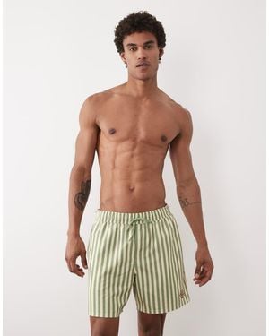 ASOS Mid Length Swim Shorts - Green