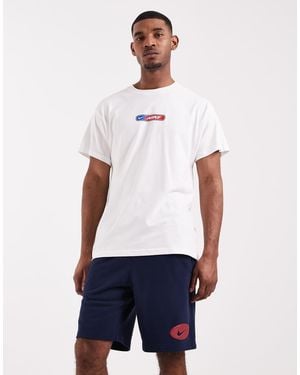 Nike Club French Terry Swoosh Short - White