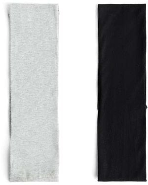Bershka 2-pack Of Headbands - Black