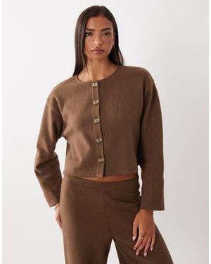 Miss Selfridge Super Soft Cardigan - Brown