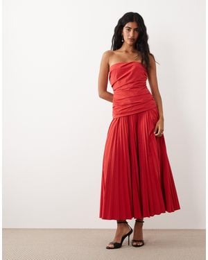 strapless open back dress Girls Yellow Polo Dress main image 1