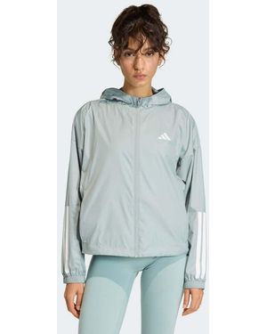 adidas Originals Hyperglam 3-Stripes Windbreaker - Blue