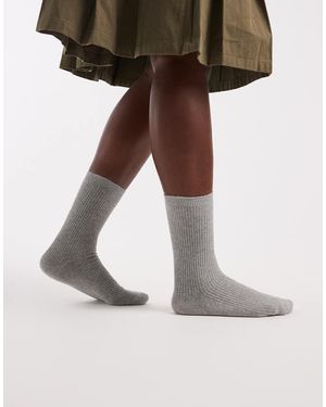 Pieces Sokken - Grijs
