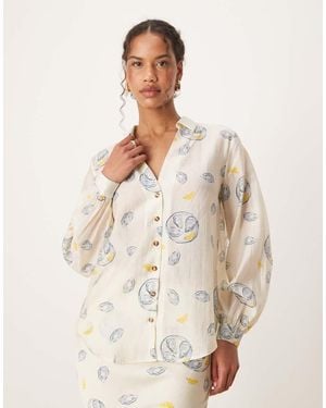 Never Fully Dressed Relaxed Shirt - Natural