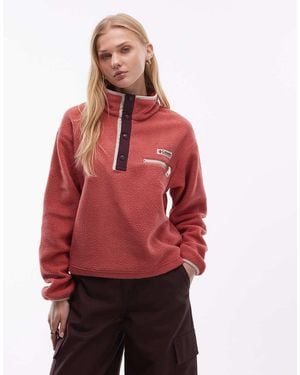 Columbia Helvetia Ii Cropped Half Snap Fleece - Red