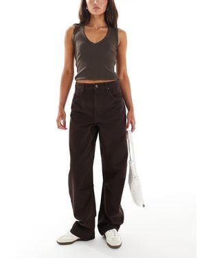 New Look Long Barrel Jean - Black