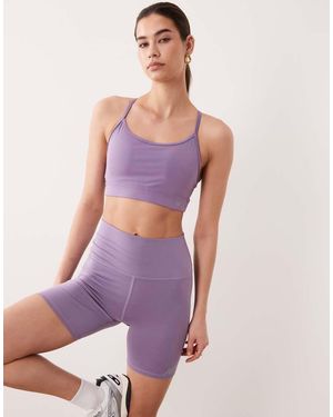 New Balance Essential Yoga Sports Bra - Purple