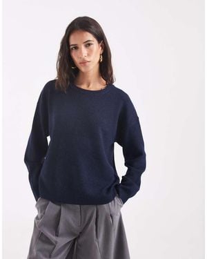 ONLY Trui Met Ronde Hals - Blauw