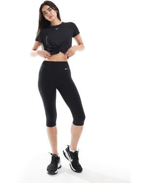 Nike Nike One Training Highwaisted Capri leggings - Blue