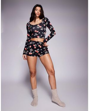 Kaiia Exclusivité - - mix and match - short - Gris