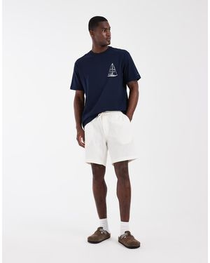 Tommy Hilfiger Linen Shorts - Blue