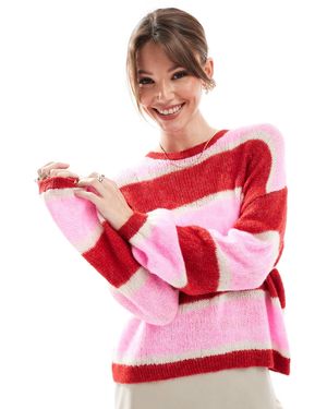 ONLY – leichter strickpullover - Pink