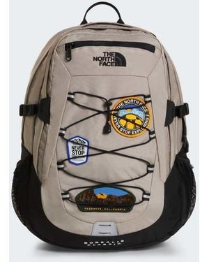 The North Face Mochila Borealis Classic Patch En Stone Slab/Tnf/Pa-Gris