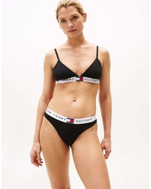 Tommy Hilfiger – klassischer bikinislip - Schwarz