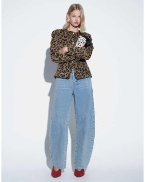 ARRANGE Sydney Denim Barrel Leg Jean - White