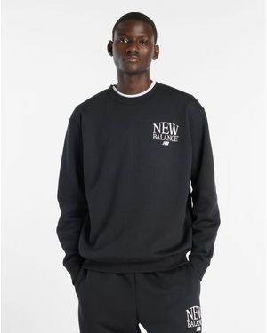 New Balance Reimagined Fleece Crew - Blue