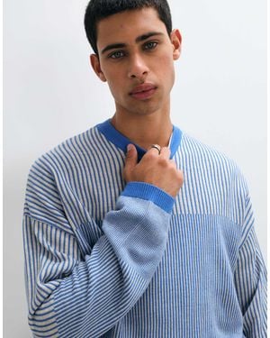 ASOS Oversize-pullover mit rundhalsausschnitt - Blau