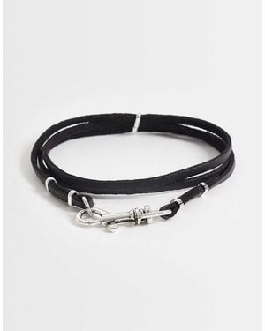 ASOS Bracciale Avvolgente - Nero