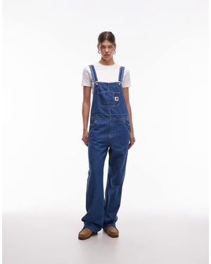 Carhartt Denim Dungarees - Blue