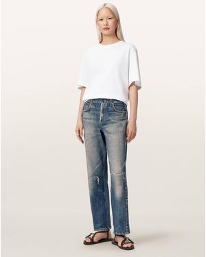 AllSaints Pantalones Ilusión Ida Terry De - Azul