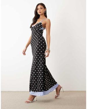 ASOS Mesh Cami Maxi Dress - White