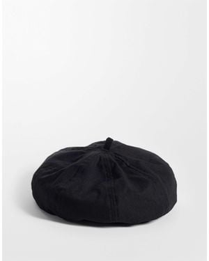 ASOS Causal Cotton Mix Beret - Blue