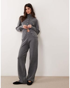 ASOS Straight Leg Trouser Co-Ord - Gray