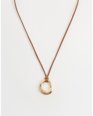 Accessorize Collier à cordon - Blanc