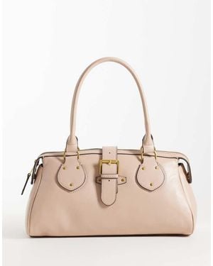 Mango Borsa Da Spalla Con Fibbia - Neutro