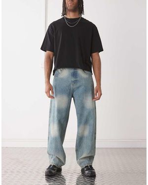 Collusion baggy Tie-dye Jeans - Blue