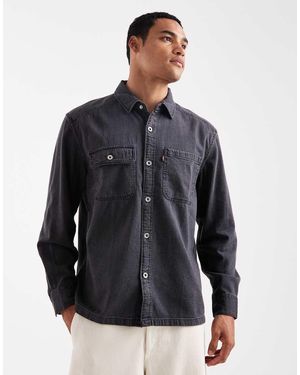 Levi's Camicia Giacca Stile Trucker - Grigio