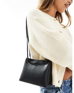 PASQ Box Bag With Adjustable Crossbody Strap - Natural