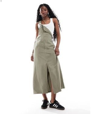 G-Star RAW Dungaree Dress - Green