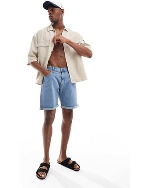 JJ Rebel – jeans-shorts - Blau