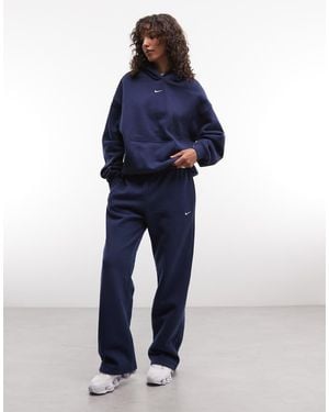 Nike Jogger Oversize De Tejido Polar De Grosor Medio En - Azul
