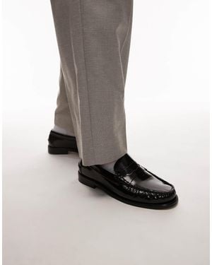 Tommy Hilfiger Mocassins classiques en cuir - Noir