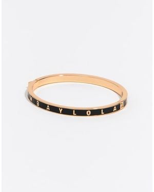 Bimba Y Lola Pulsera Rígida Con Logo En - Blanco