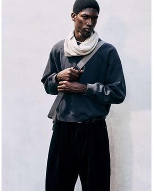 Weekday Boxy Fit Sweatshirt - Blue