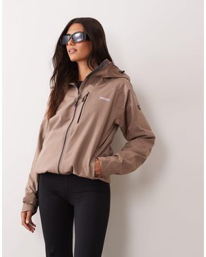 Regatta Veste shell imperméable à capuche birchdale ii en mocha - Marron