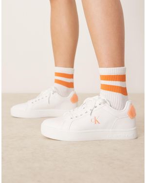 Calvin Klein Classic Cupsole Trainers - Natural