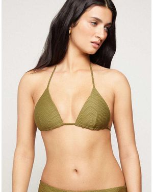 Tezenis Sparkling Tie Bikini Top - Green