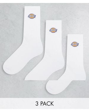 Dickies Pack De 3 Pares De Calcetines Blancos Valley Grove De