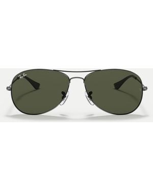 Ray-Ban Cockpit piloten-sonnenbrille mit grünem glas