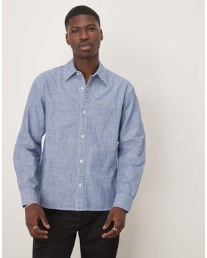 Abercrombie & Fitch Chemise à manches longues en denim - indigo - Bleu