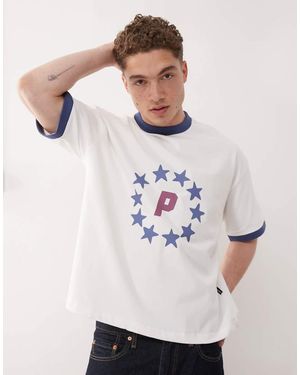 Prohibited Stars Logo T-shirt - White
