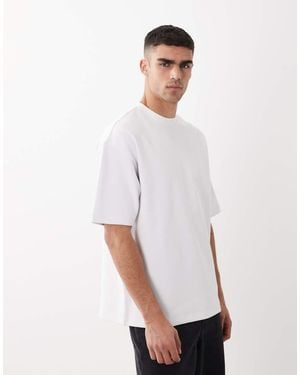 ASOS Premium Interlock Oversized T-Shirt - White