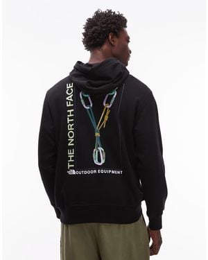 The North Face Explore Gear Unisex Relaxed Logo Hoodie - Black