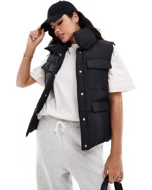 Threadbare Padded Gilet - Blue