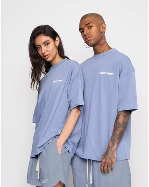 Multiply Apparel – multiply – oversize-t-shirt - Blau