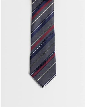 ASOS Cravatta Stile Rugby A Righe Multicolore - Blu